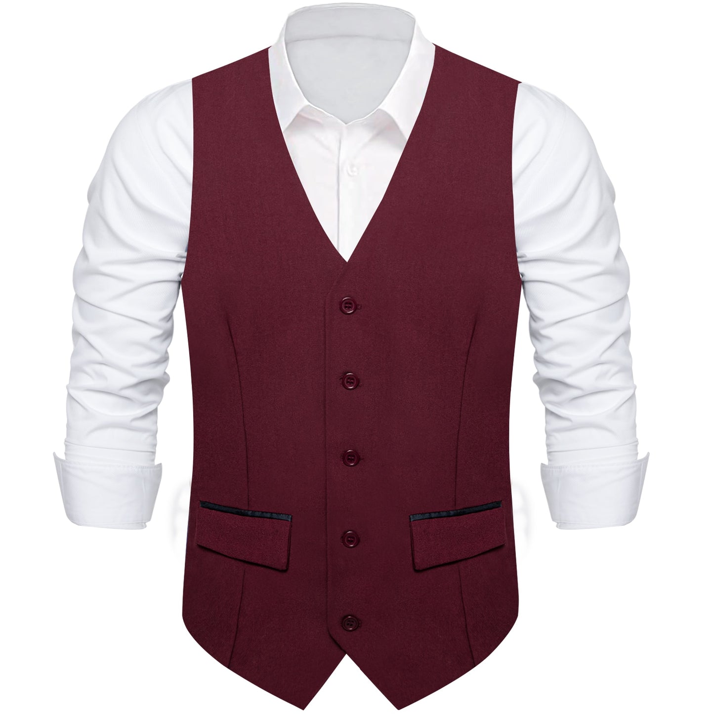 Slim Fit V-neck Vest