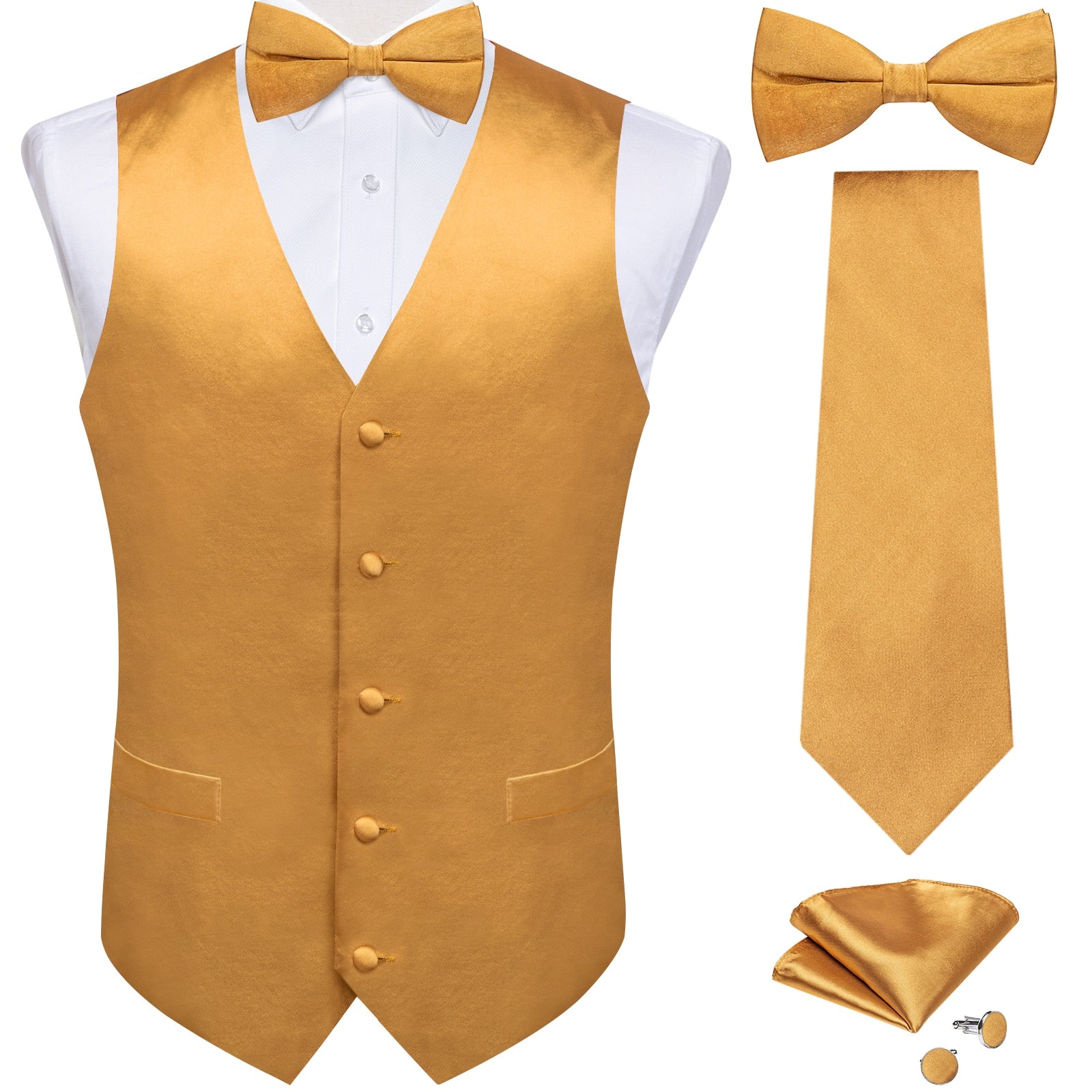 Classic Suit Vest Tie Set