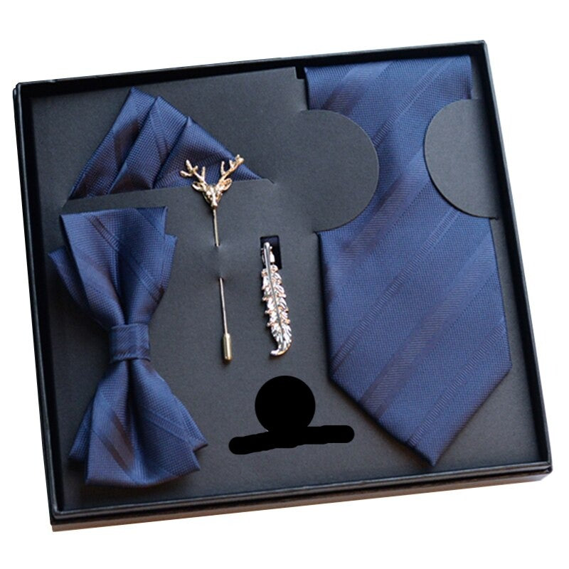 Gift Box Luxury Mens Tie Set