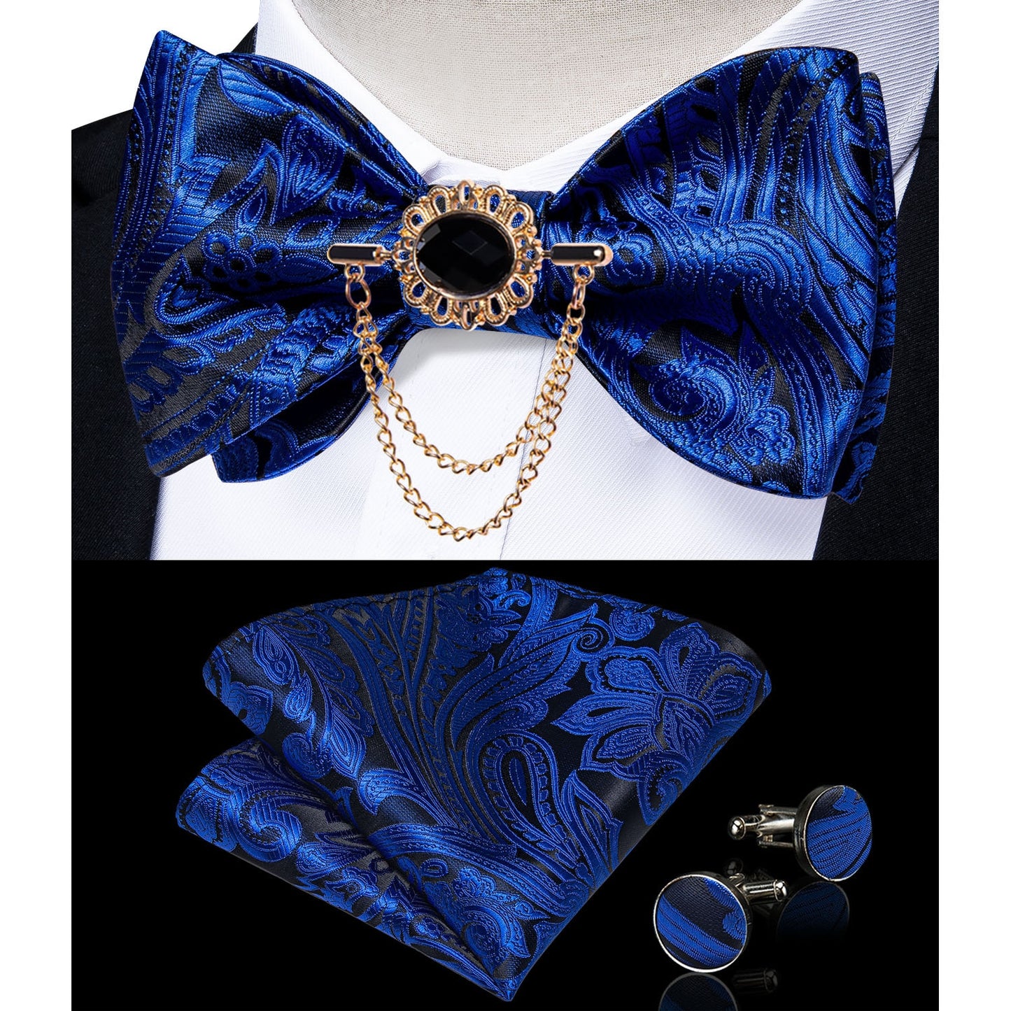 Exqusite Mens Self-tie Bowties Set