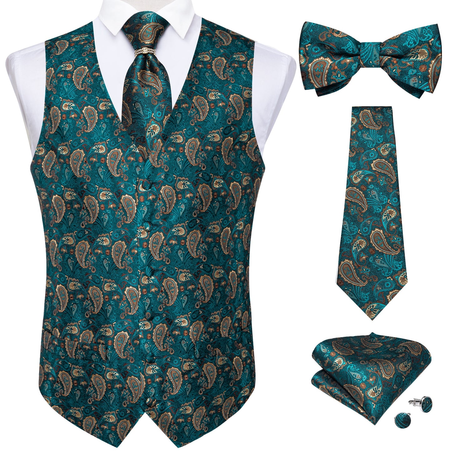 Classic Suit Vest Tie Set