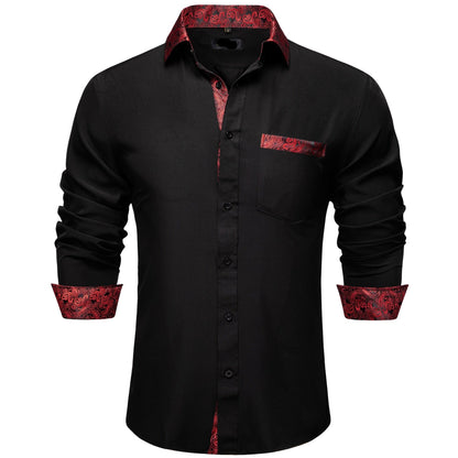 Mens Dress Shirt Long Sleeve