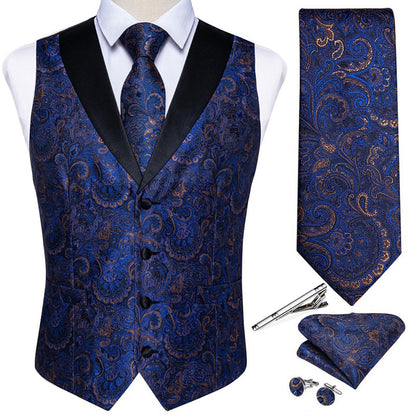 Mens Clothing Blazer Vest Set