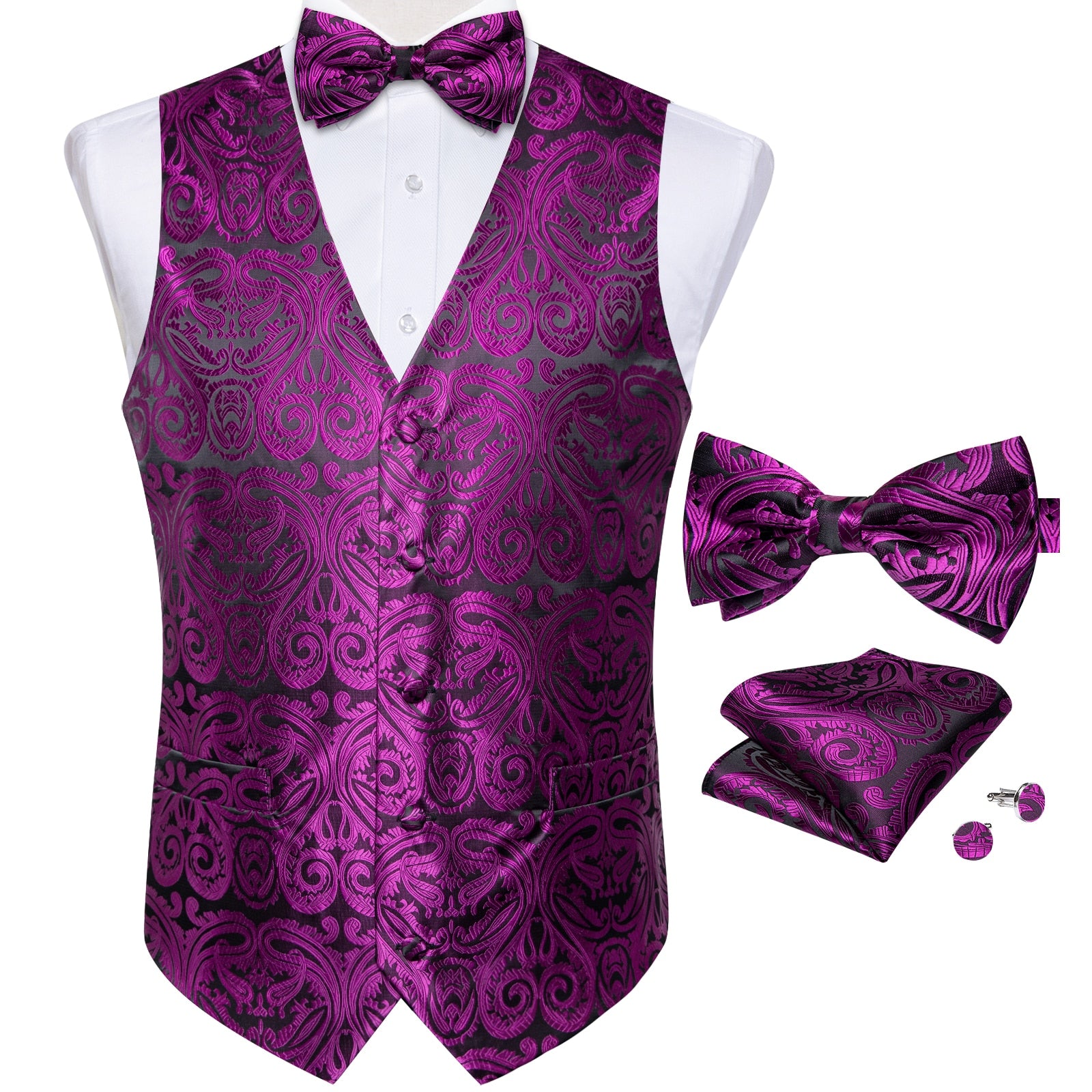 Mens Business Vest Set