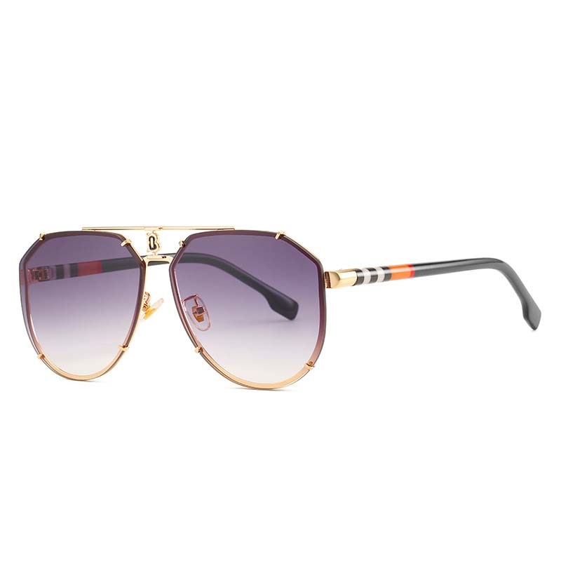 Punk Rimless Sunglasses