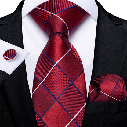 Tie Hanky Cufflinks Set