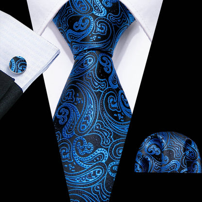 Floral Silk Tie Hanky Set