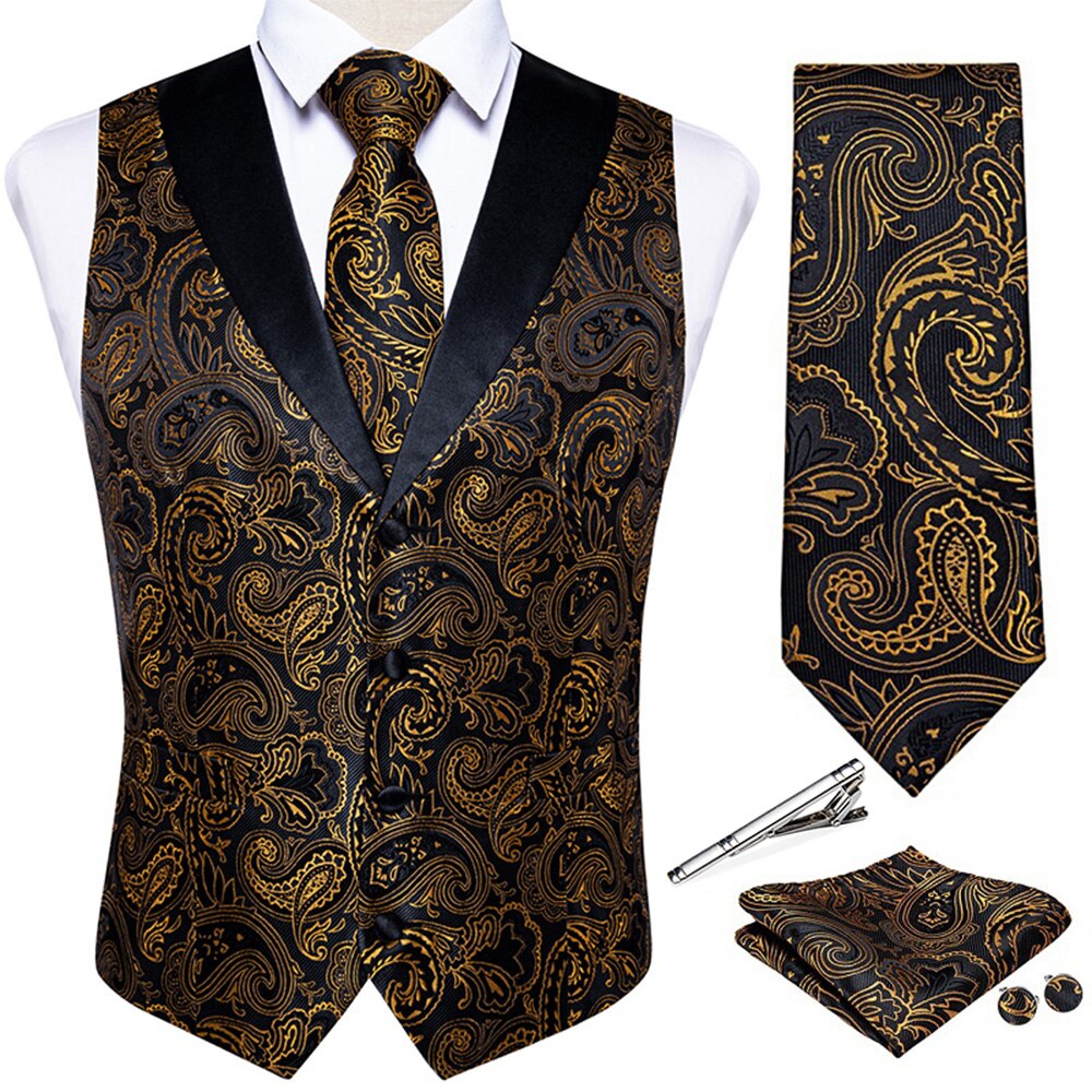 Paisley Suit Vest Set