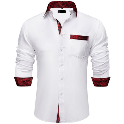 Mens Dress Shirt Long Sleeve