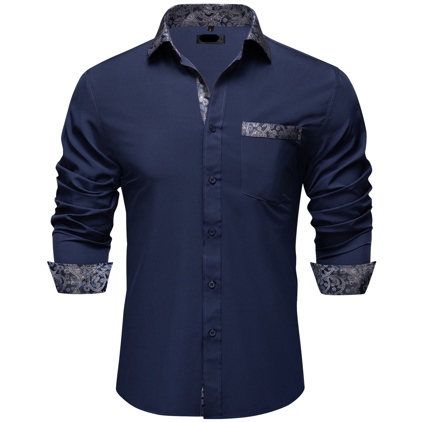 Mens Dress Shirt Long Sleeve