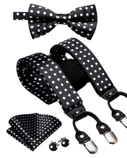 Luxury Bow Tie & Elastic Suspenders