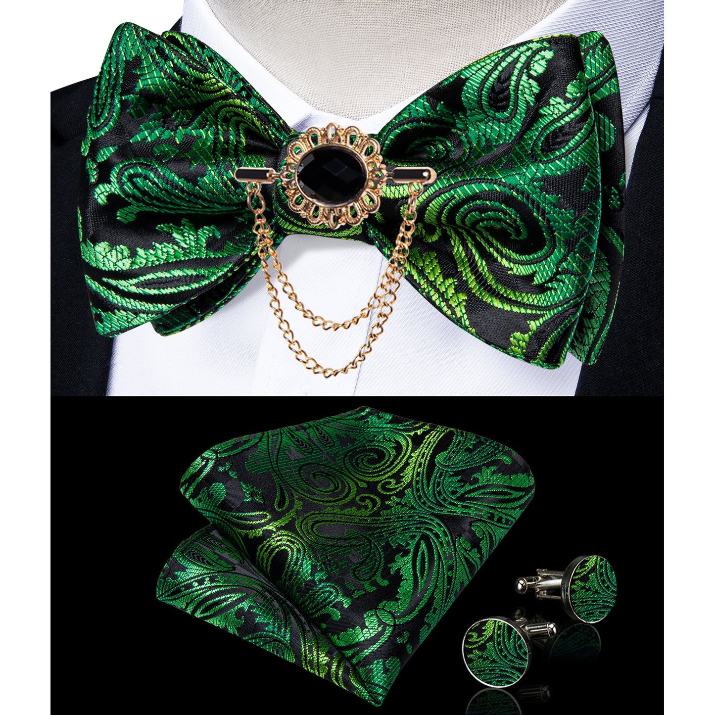 Exqusite Mens Self-tie Bowties Set