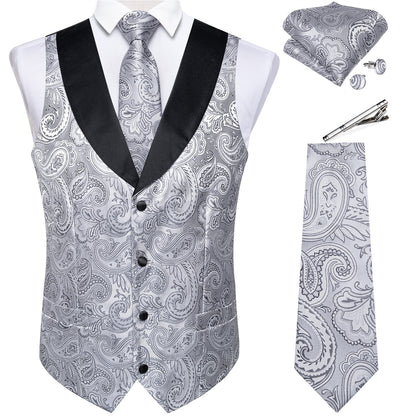 Mens Clothing Blazer Vest Set