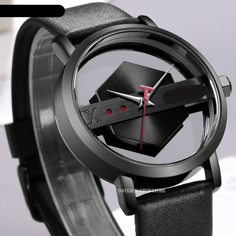 Creative Half Transparent Watch