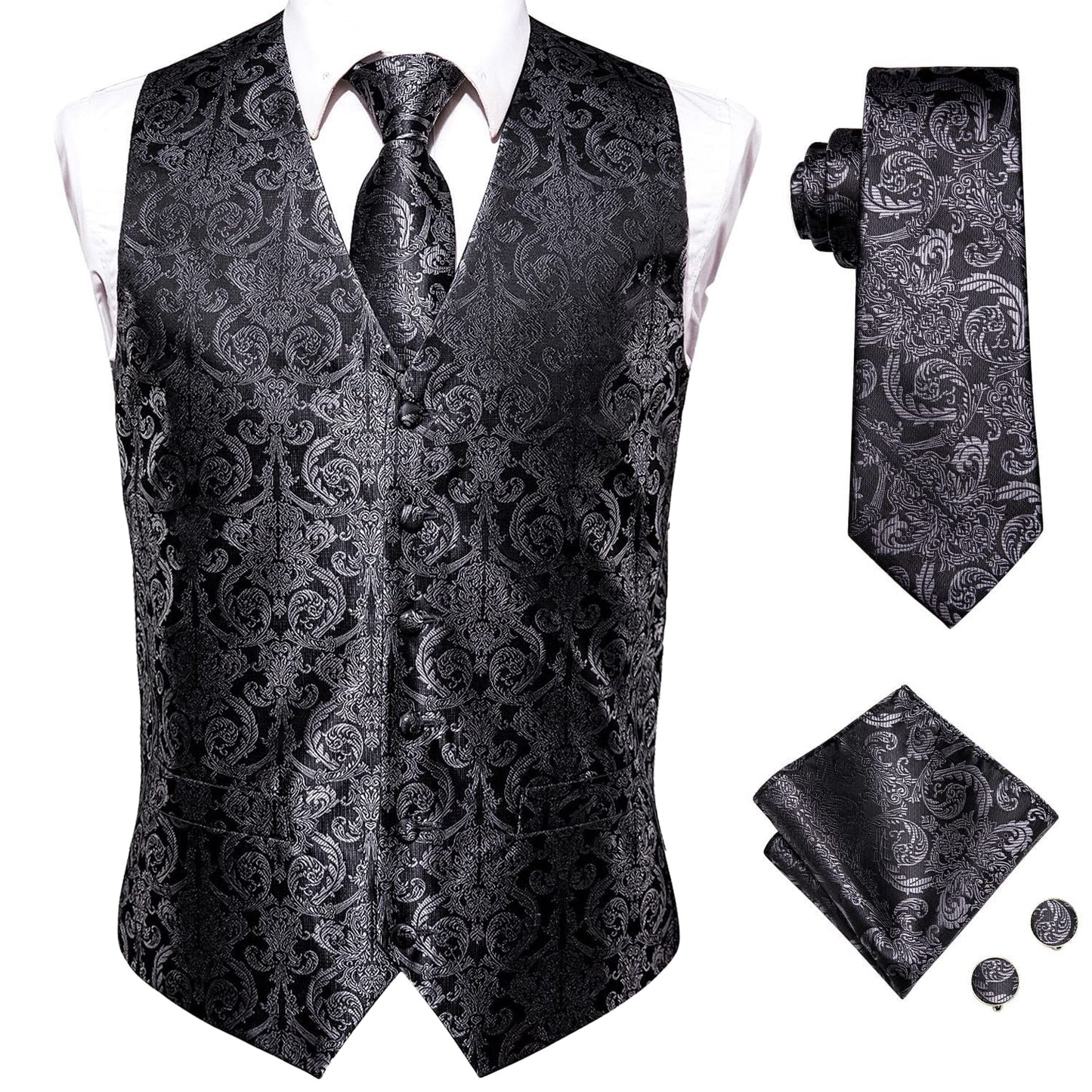 Formal Vest Tie Set