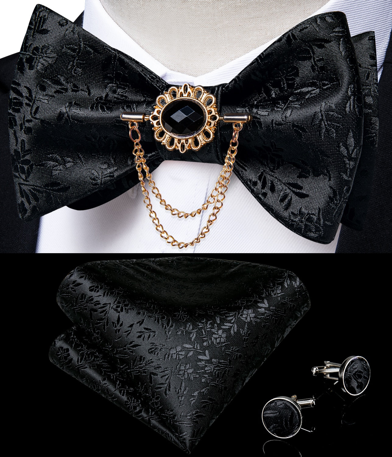 Exqusite Mens Self-tie Bowties Set