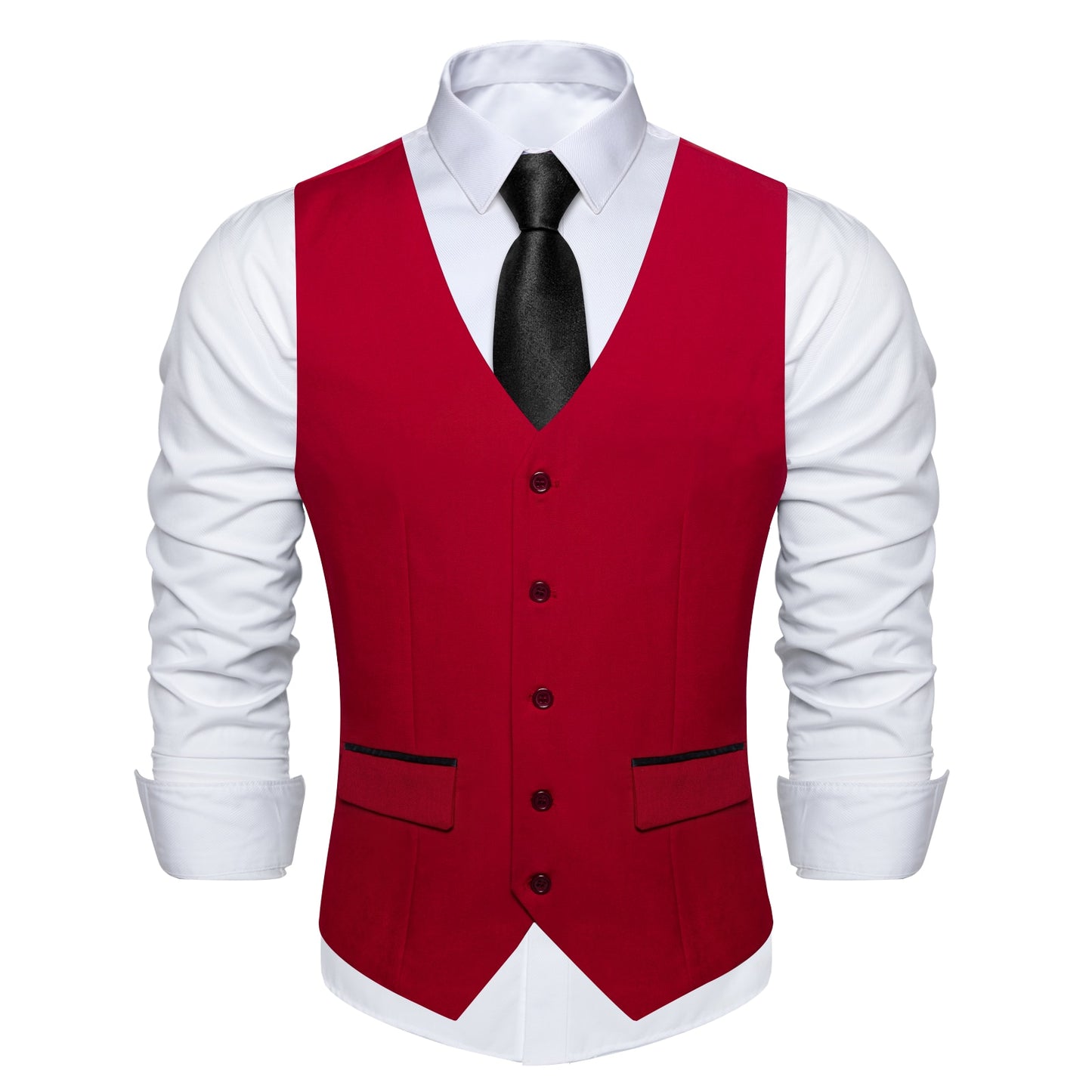 Slim Fit V-neck Vest