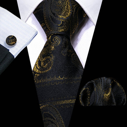 Floral Silk Tie Hanky Set