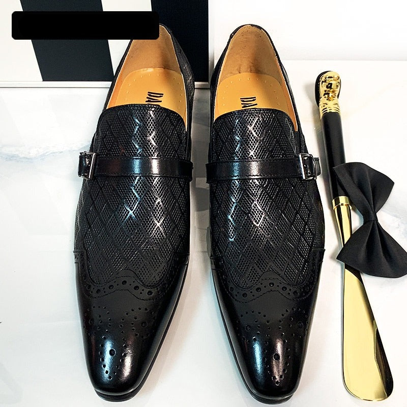 Wingtip Black Coffee Shoes