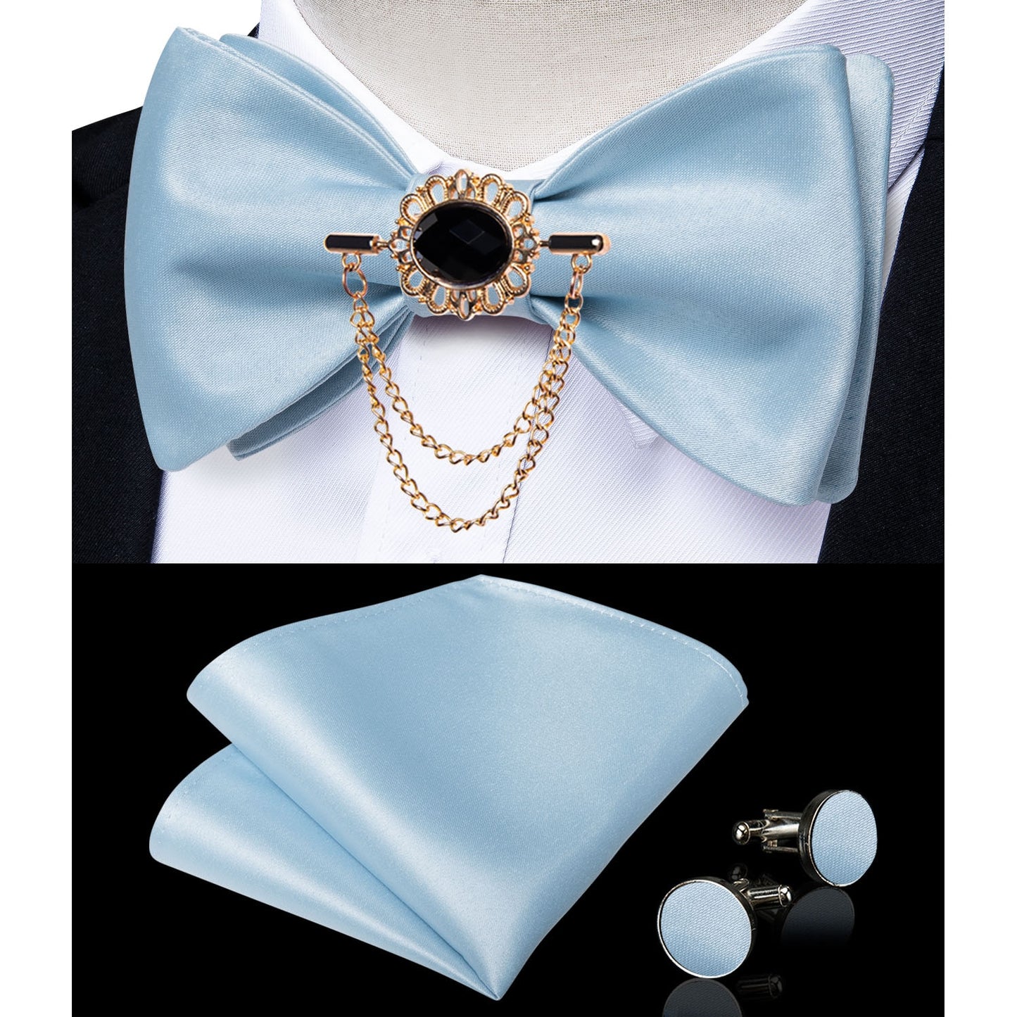 Exqusite Mens Self-tie Bowties Set