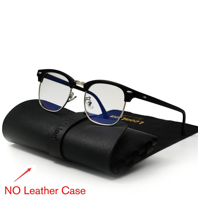 Semi Rimless Retro Sunglasses