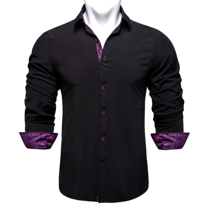 Solid Long Sleeve Dress Shirt