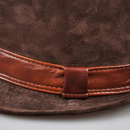 Suede Leather Cowboy Hat