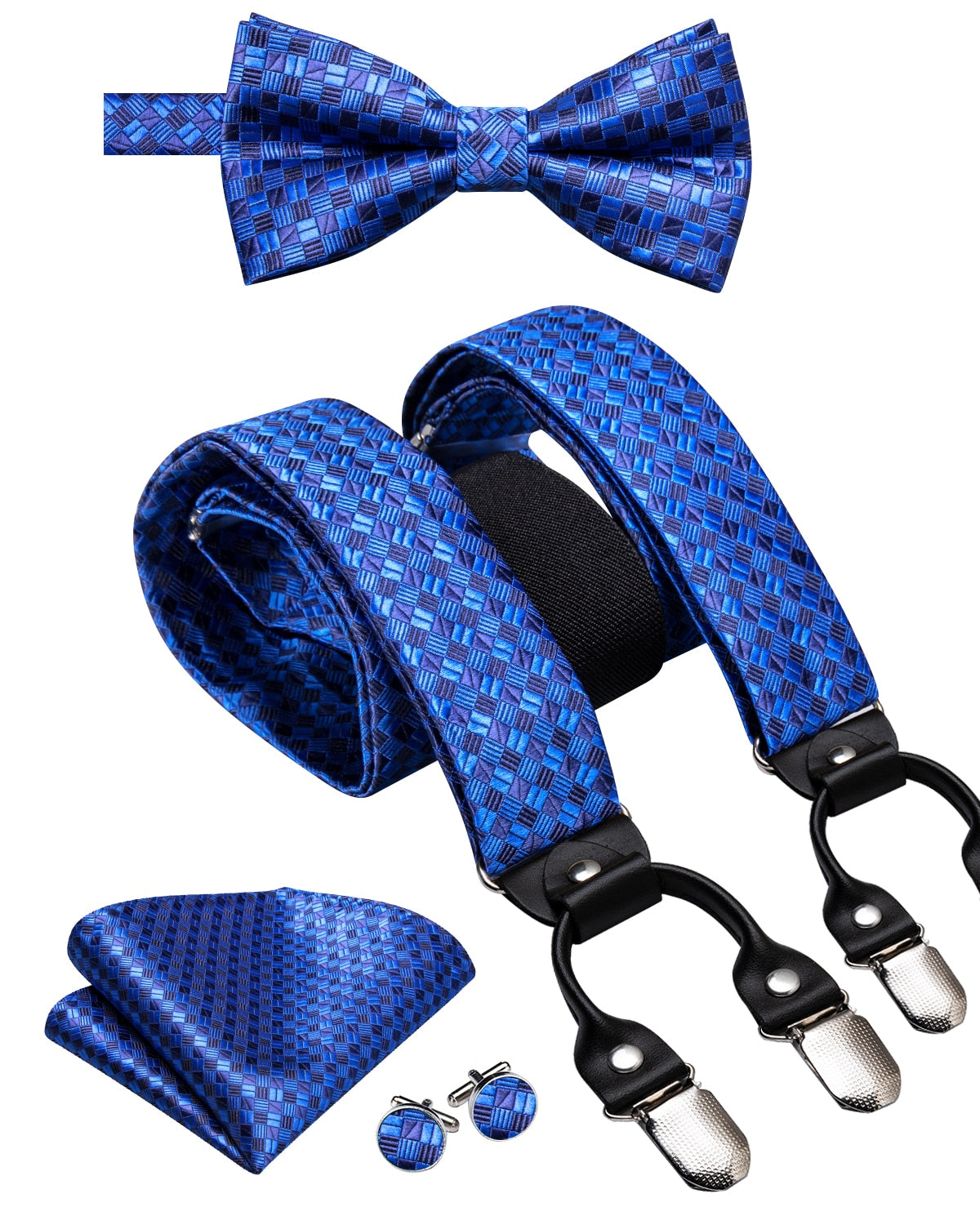 Luxury Bow Tie & Elastic Suspenders