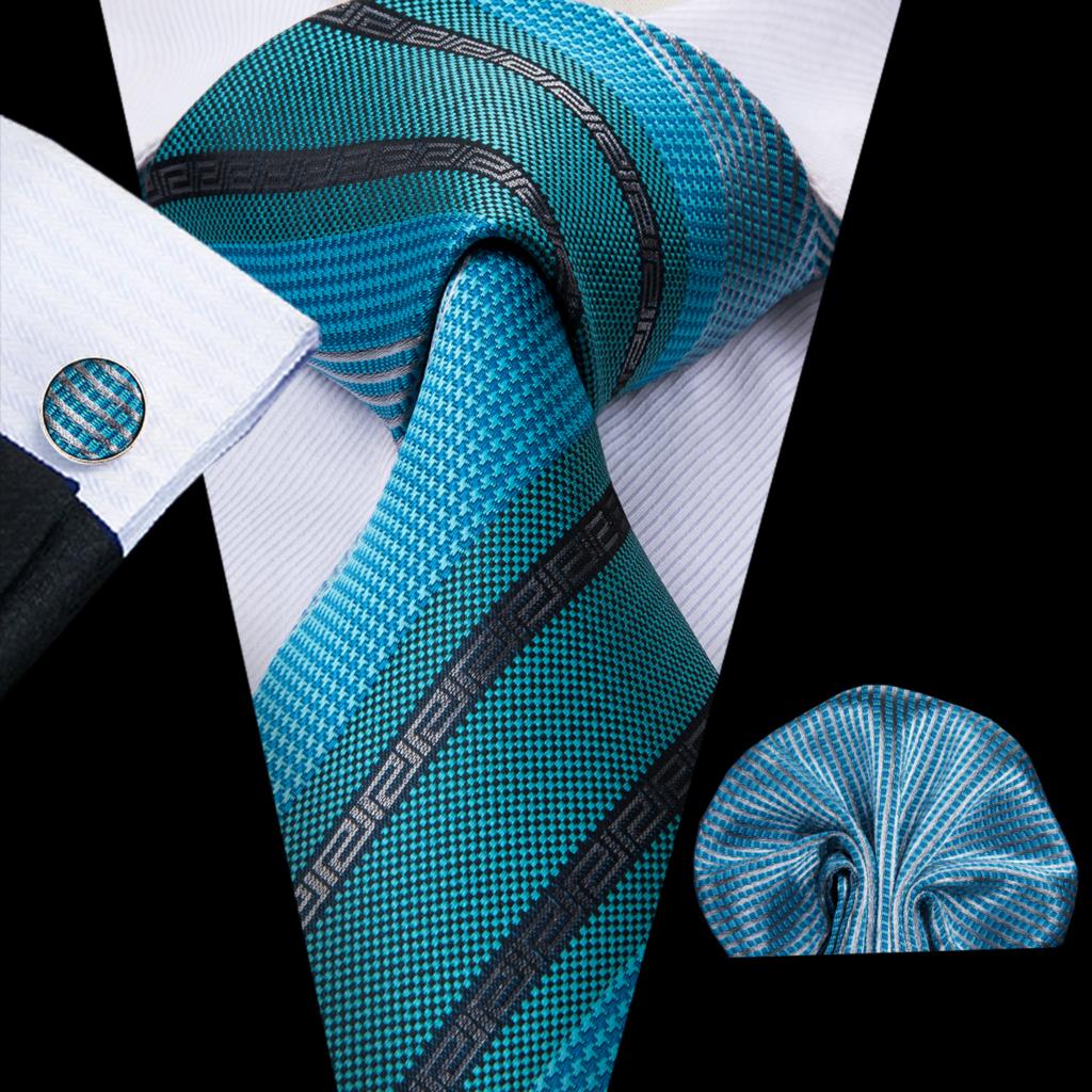 Blue Striped Novelty Tie