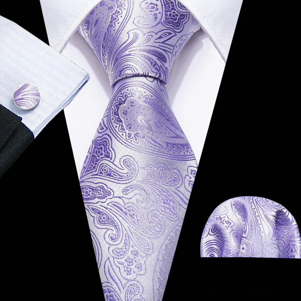 Floral Silk Tie Hanky Set