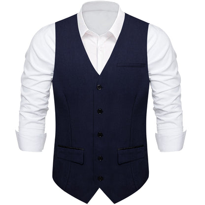 Slim Fit V-neck Vest