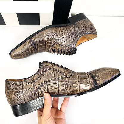 Italian Crocodile Pattern Shoes