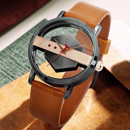 Creative Half Transparent Watch