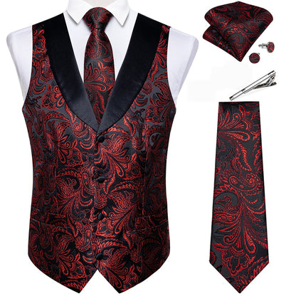 Mens Clothing Blazer Vest Set