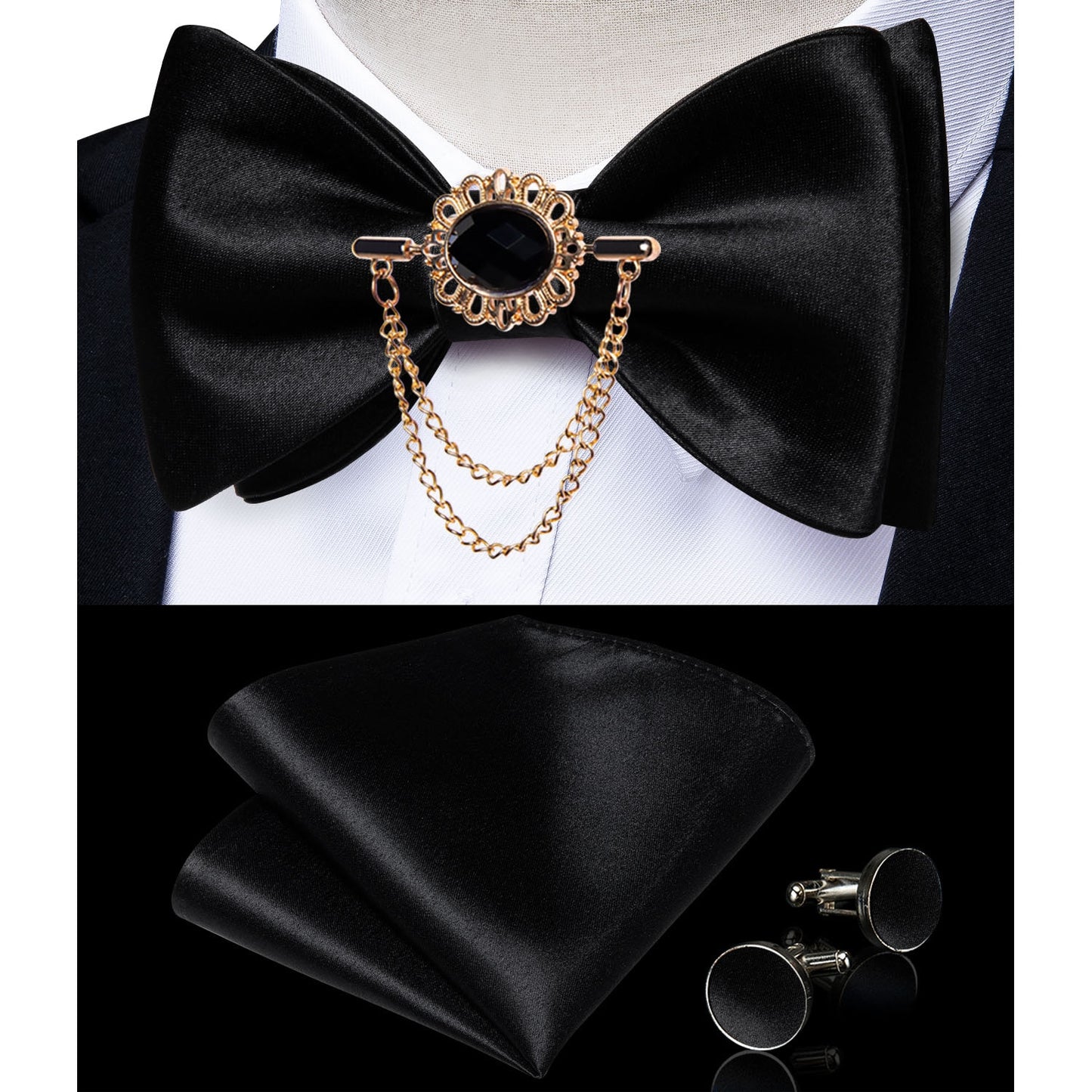 Exqusite Mens Self-tie Bowties Set