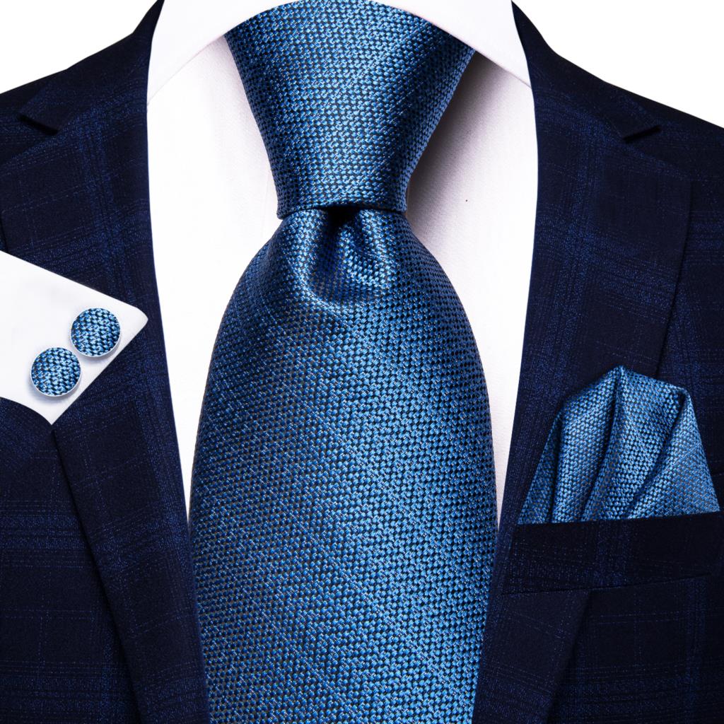 Striped Silk Business Tie Set