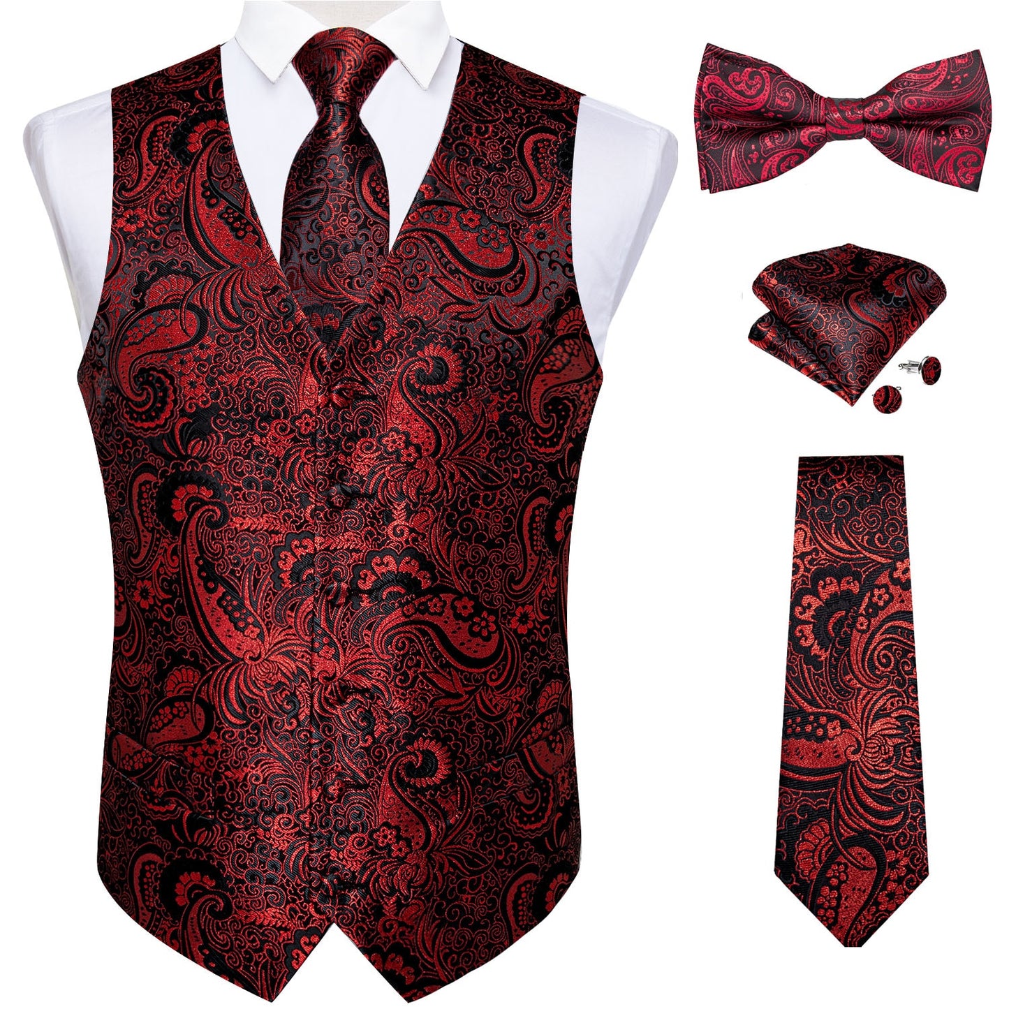 Classic Suit Vest Tie Set