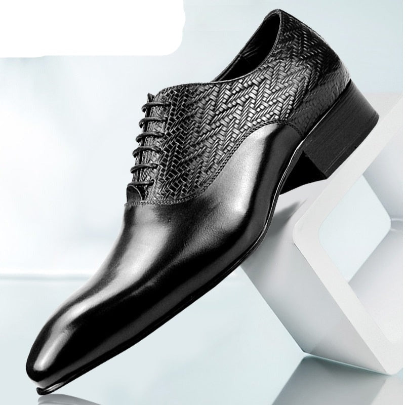 High Grade Black Leather Shoes