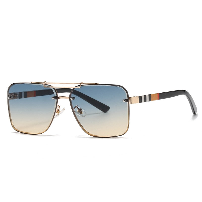 Punk Rimless Sunglasses