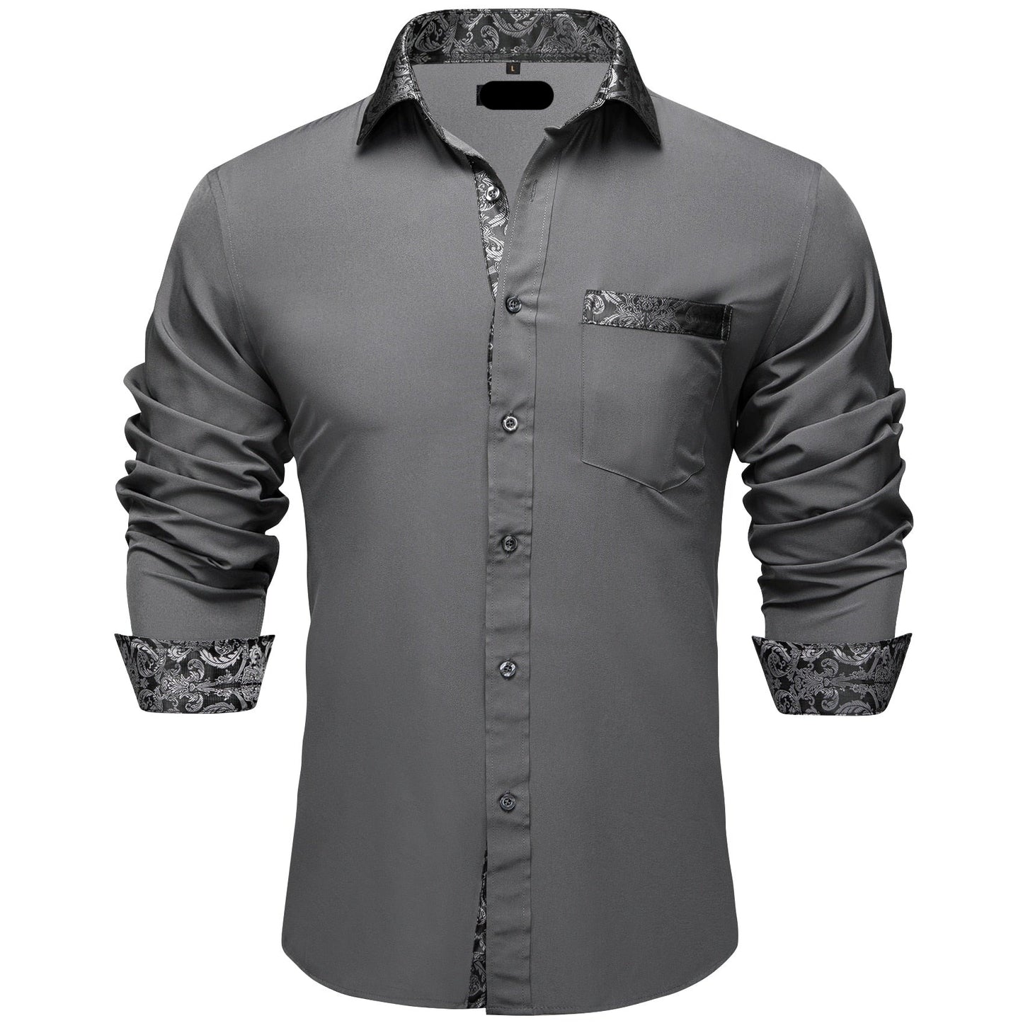 Mens Dress Shirt Long Sleeve