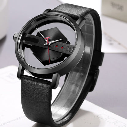 Creative Half Transparent Watch