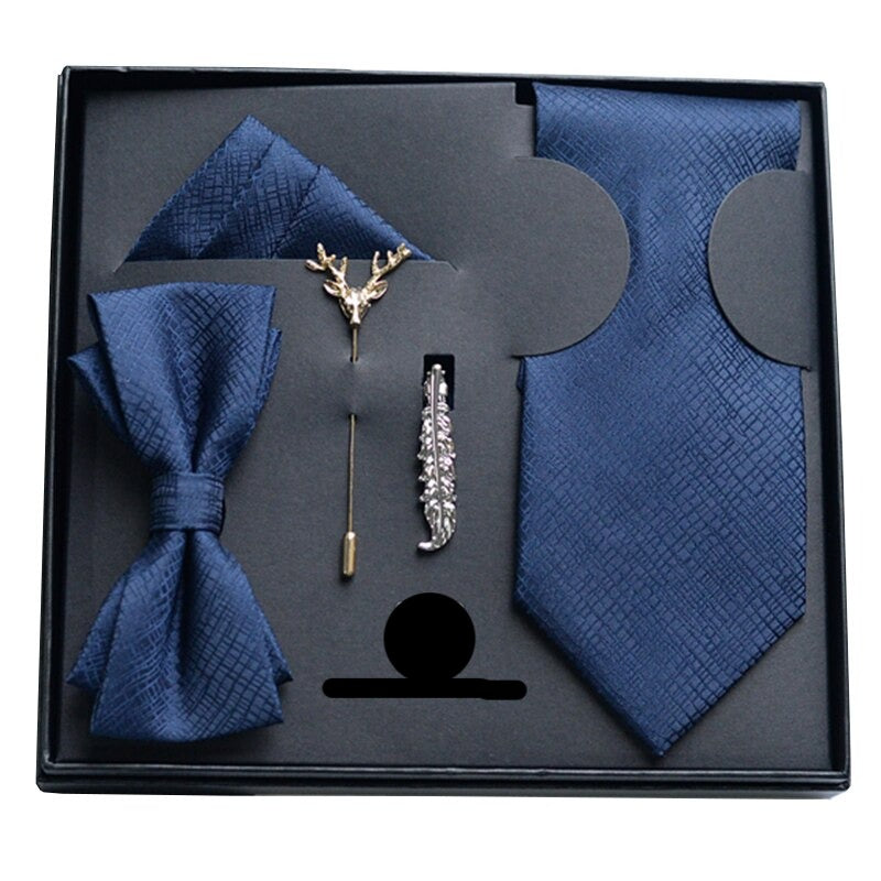 Gift Box Luxury Mens Tie Set