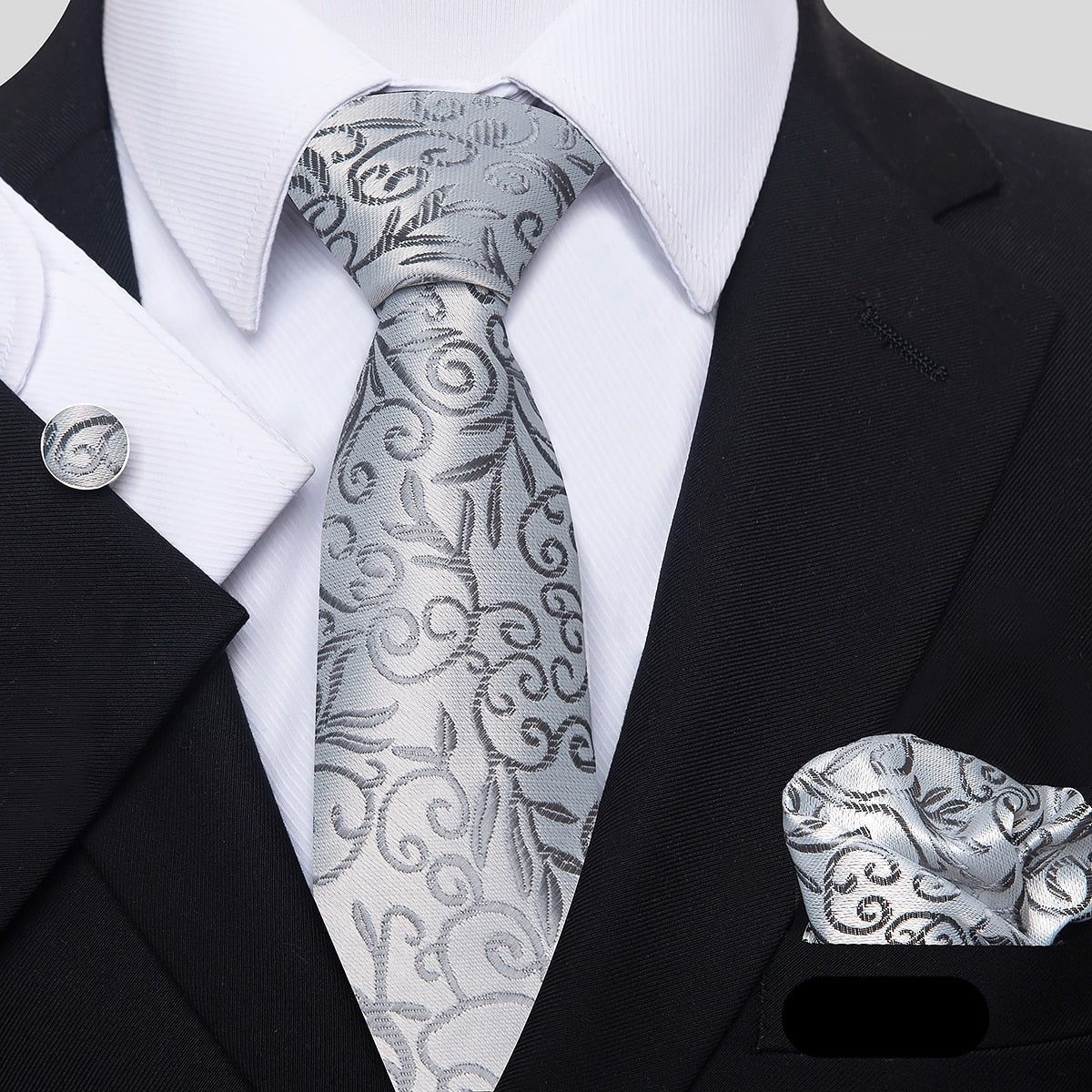 Classic Style Silk Tie Set