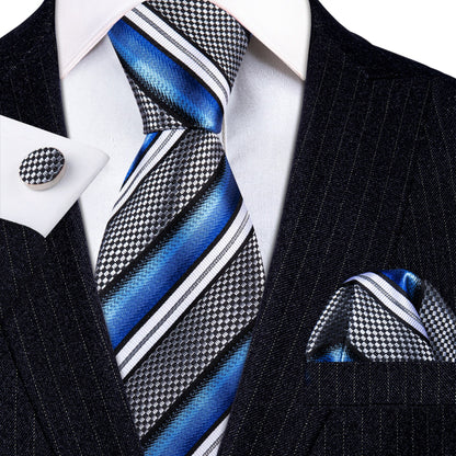 Striped Silk Tie Set