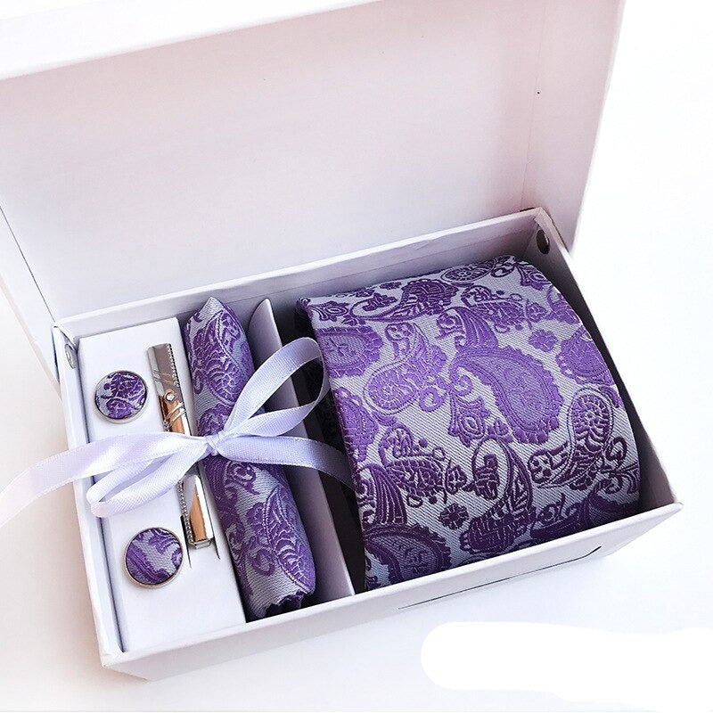 Men Ties Set Gift Box