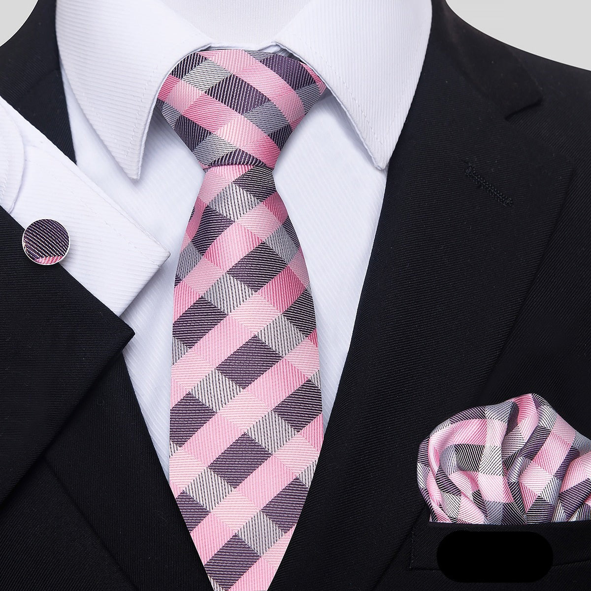 Classic Style Silk Tie Set