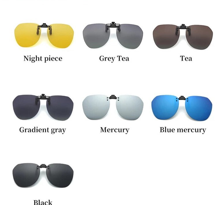 Men's Polarized Clip On Sunglasses