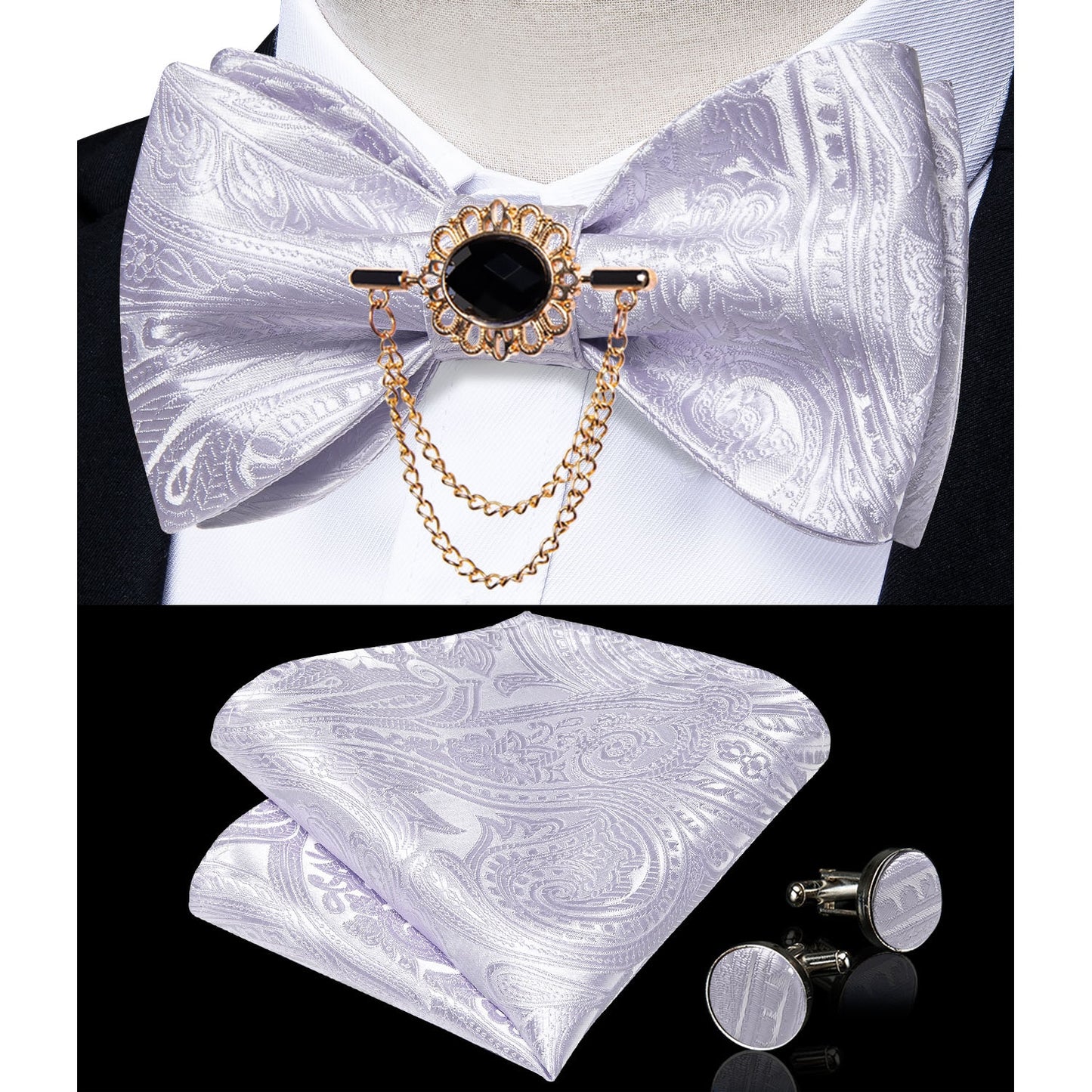 Exqusite Mens Self-tie Bowties Set