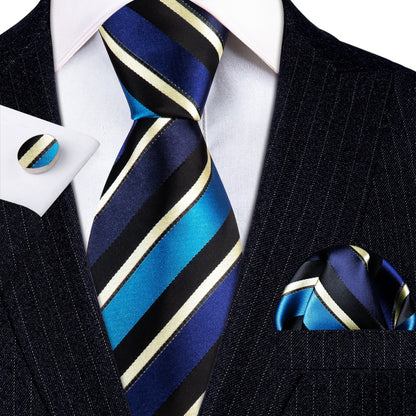 Striped Silk Tie Set