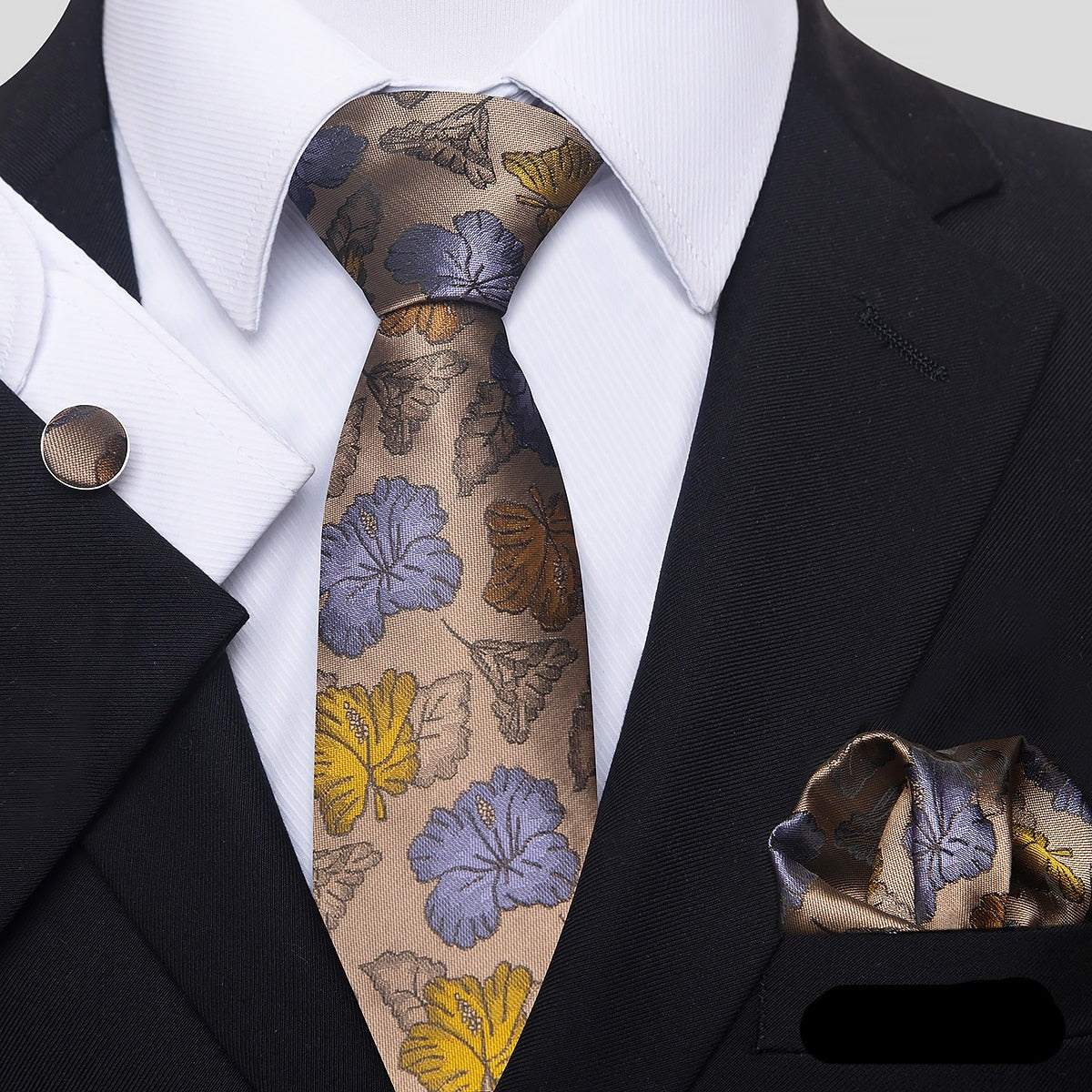 Classic Style Silk Tie Set